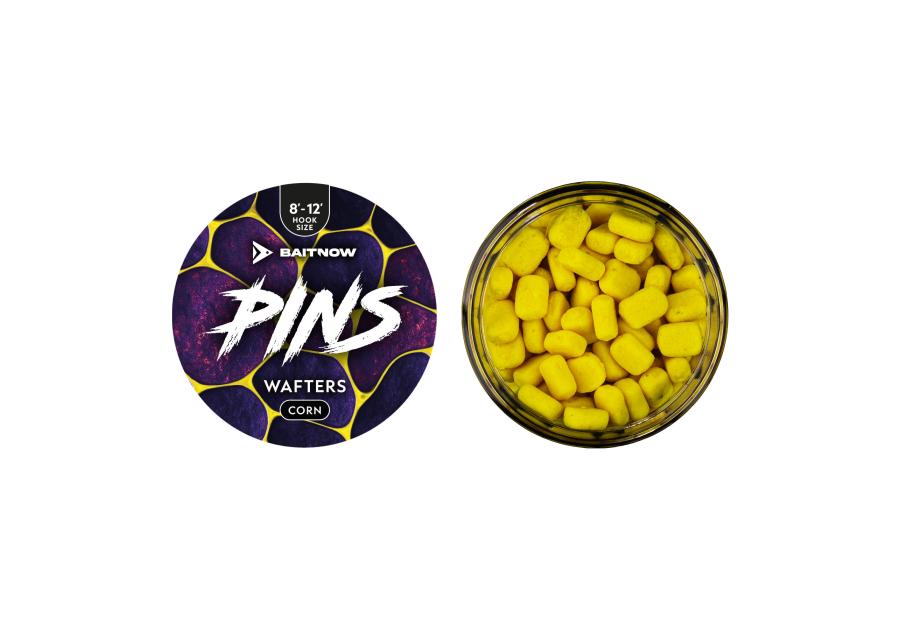 Zdjęcie: Przynęta wafters do method feeder Pins Corn 12 g BAITNOW