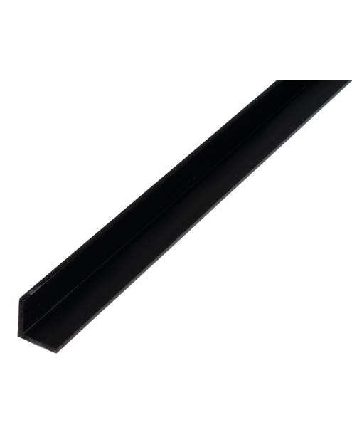 Zdjęcie: Profil kątowy PVC czarny 2000x20x20x1,5 mm ALBERTS