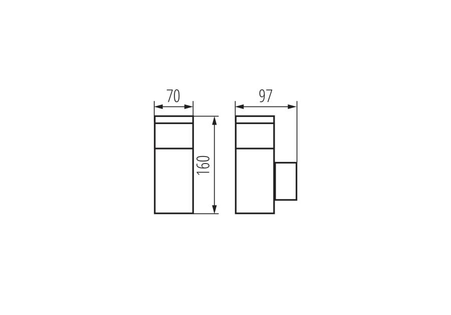 Zdjęcie: Oprawa ogrodowa Dasten EL16 F SO B KANLUX