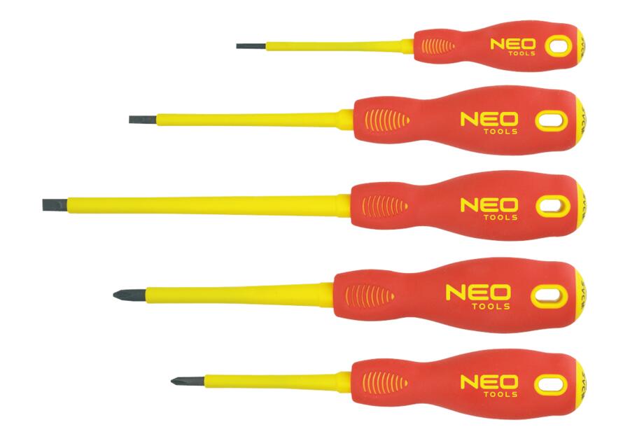 Zdjęcie: Wkrętaki 1000V, zestaw 5 sztuk, SvCm NEO