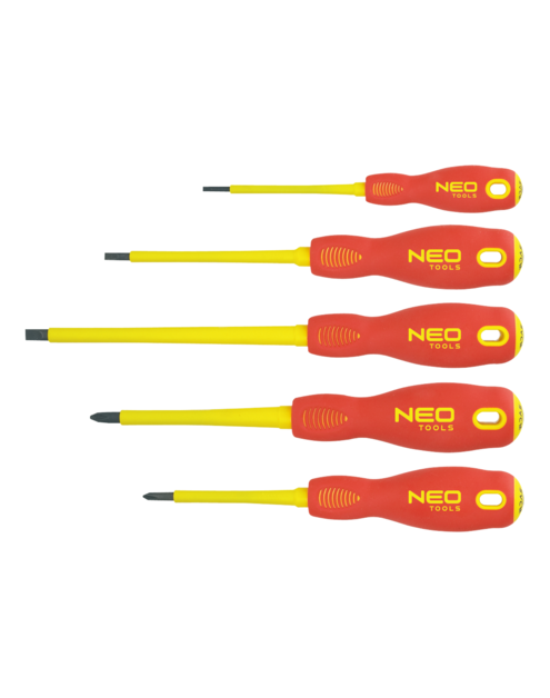 Zdjęcie: Wkrętaki 1000V, zestaw 5 sztuk, SvCm NEO