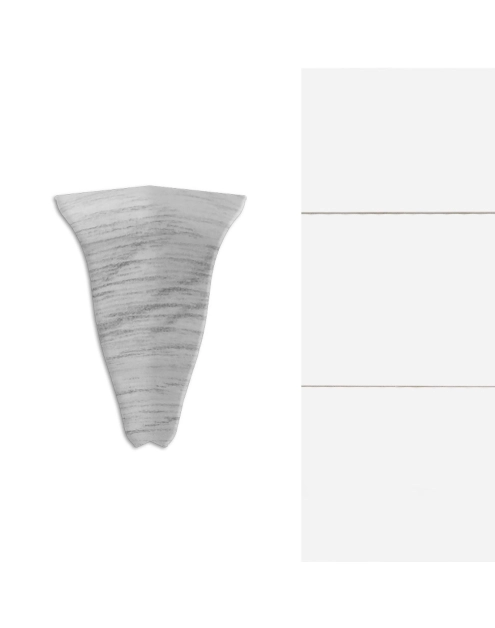 Zdjęcie: Narożnik wewnętrzny do listwy LM55 2 szt. biały mat ARBITON