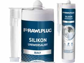 Silikon uniwersalny biały 300 ml RAWLPLUG