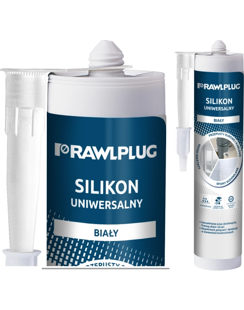 Zdjęcie: Silikon uniwersalny biały 300 ml RAWLPLUG