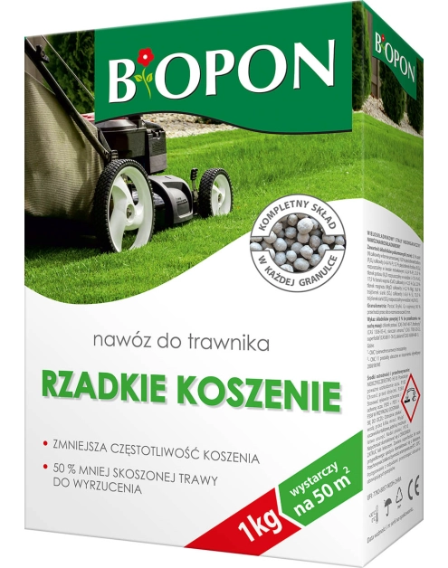 Zdjęcie: Preparat do trawnika rzadkie koszenie 1 kg BOPON