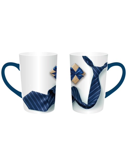 Zdjęcie: Zestaw kubek stożek wysoki 430 ml z krawatem ALTOM DESIGN