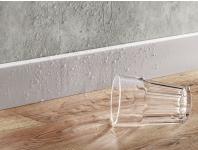 Zdjęcie: Listwa przypodłogowa PVC Status Line 80x15 mm 2,2 m kaszmir lakier półmat CEZAR
