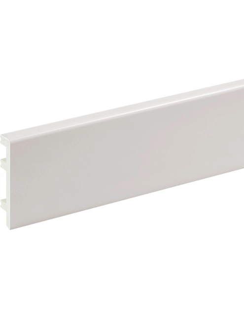 Zdjęcie: Listwa przypodłogowa PVC Status Line 80x15 mm 2,2 m kaszmir lakier półmat CEZAR