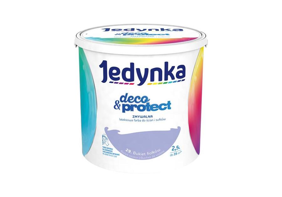 Zdjęcie: Farba lateksowa Deco&Protect Bukiet fiołków 2,5 L JEDYNKA