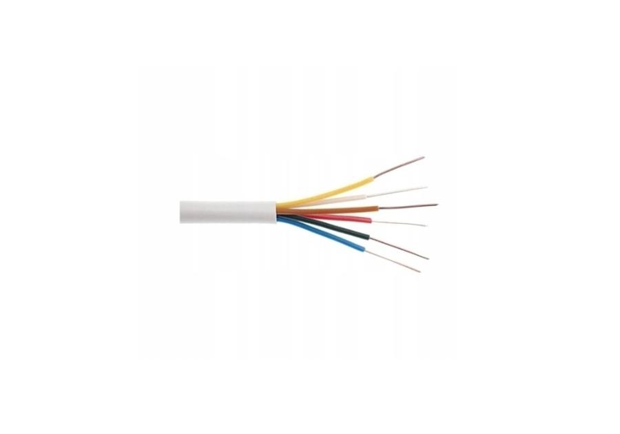 Zdjęcie: Przewód YTDY 6x0,5 biały (krążek 100 m) ELEKTROKABEL