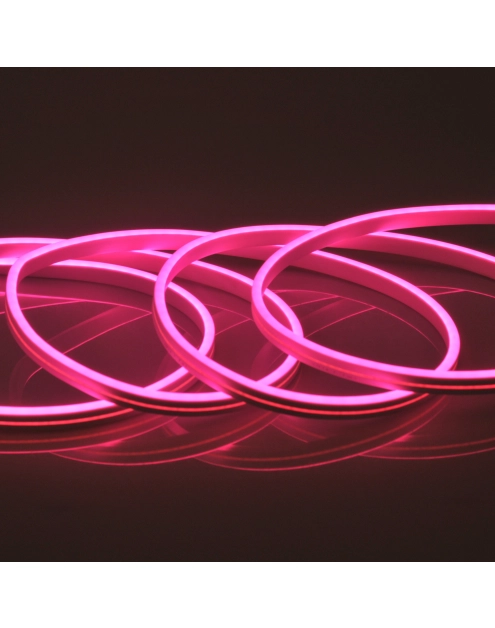 Zdjęcie: Pasek LED Neon silikon 12V 27 W 5 m różowy POLUX