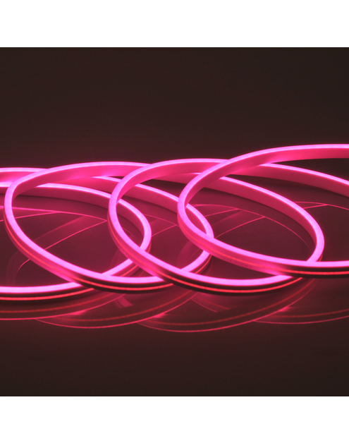 Zdjęcie: Pasek LED Neon silikon 12V 27 W 5 m różowy POLUX