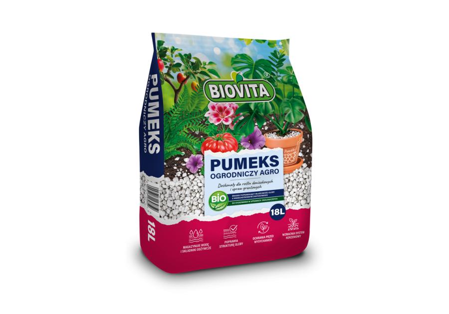 Zdjęcie: Pumeks ogrodniczy Agro 18 L BIOVITA