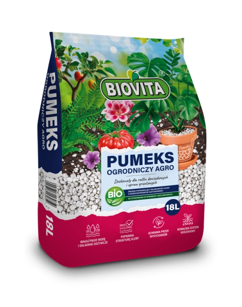 Zdjęcie: Pumeks ogrodniczy Agro 18 L BIOVITA