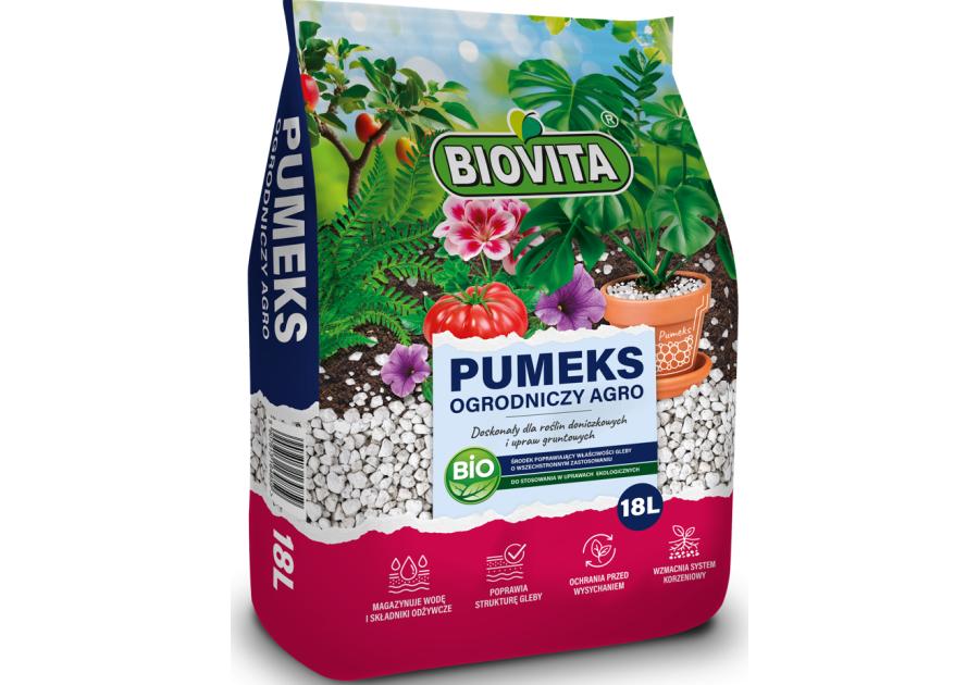Zdjęcie: Pumeks ogrodniczy Agro 18 L BIOVITA