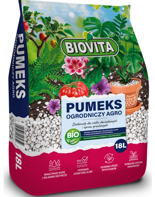 Zdjęcie: Pumeks ogrodniczy Agro 18 L BIOVITA