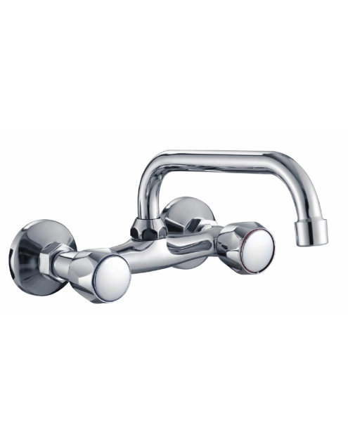 Zdjęcie: Bateria zlewozmywakowa Verde Standard ścienna z wylewką typu C-20 cm DURO
