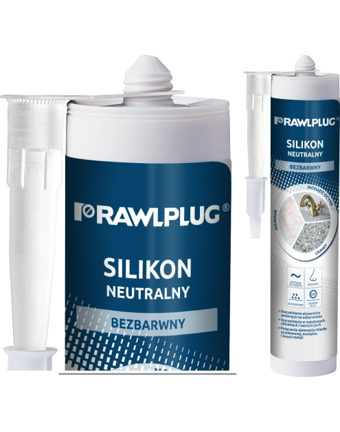 Zdjęcie: Silikon neutralny bezbarwny 300 ml RAWLPLUG