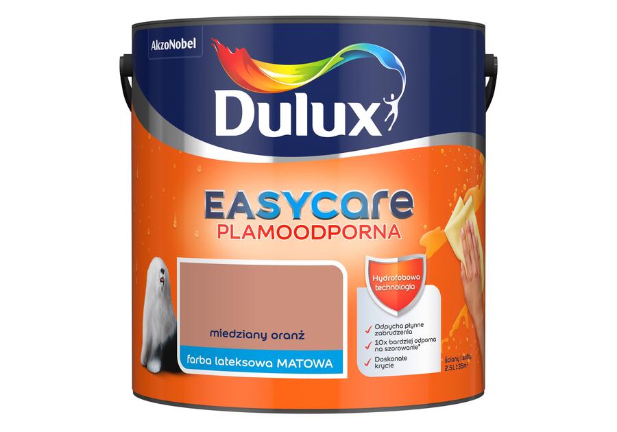 Zdjęcie: Farba do wnętrz EasyCare 2,5 L miedziany oranż DULUX