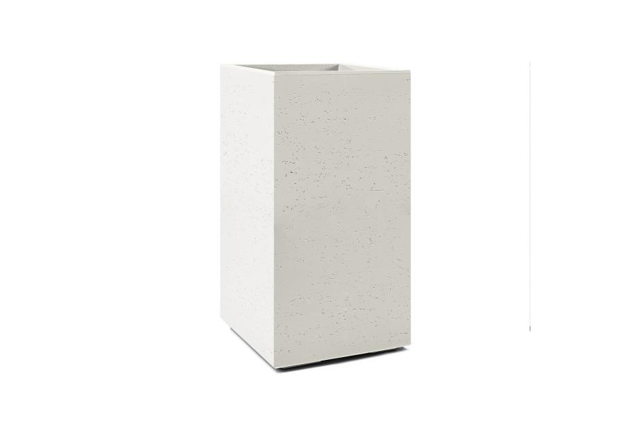 Zdjęcie: Kwietnik Karo 300x300x600 mm beton recycled, kremowy LAMELA