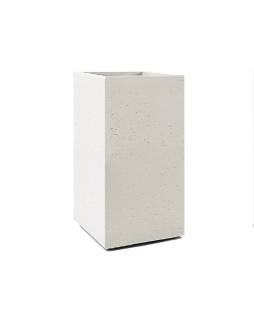 Zdjęcie: Kwietnik Karo 300x300x600 mm beton recycled, kremowy LAMELA