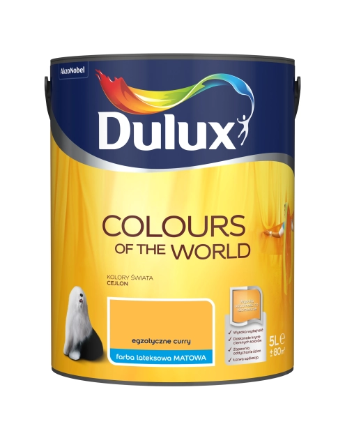 Zdjęcie: Farba do wnętrz Kolory Świata 5 L egzotyczne curry DULUX
