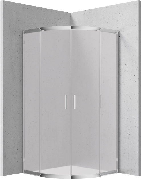 Zdjęcie: Kabina prysznicowa Funkia Evo półokrągła 90x90 cm DEANTE