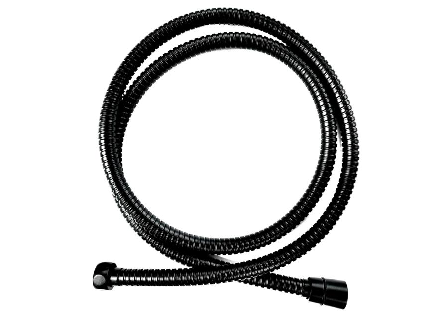Zdjęcie: Stalowy wąż natryskowy Dark, 150 cm, czarny INVENA