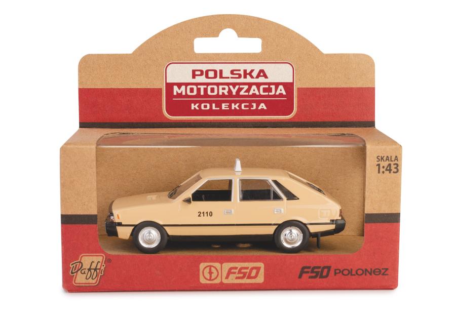 Zdjęcie: Model metalowy Prl Fso Polonez Taxi Fh02A-03-03 11243816 beżowy DAFFI