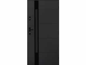 Drzwi zewnętrzne laos antracyt 80p kpl SEDRO