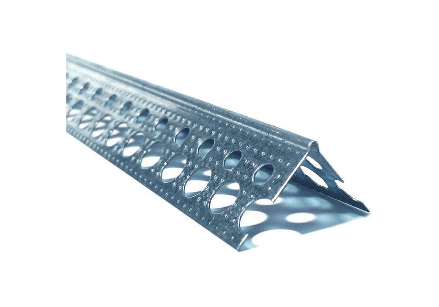 Zdjęcie: Narożnik aluminiowy perforowany 0,3 23x23 mm - 2,5 m GLP 50 szt. GLOBPLAST
