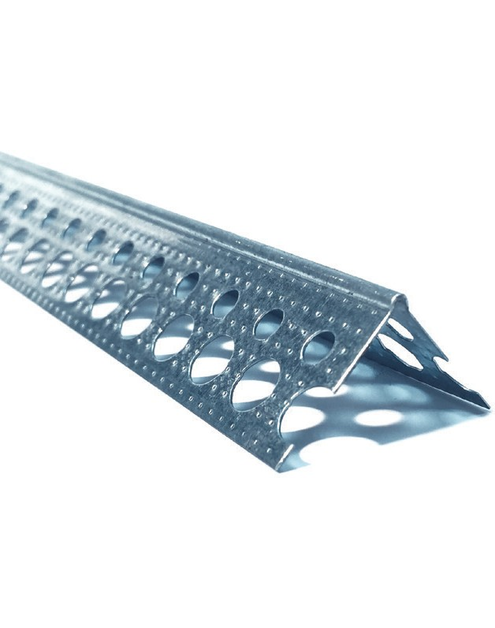 Zdjęcie: Narożnik aluminiowy perforowany 0,3 23x23 mm - 2,5 m GLP 50 szt. GLOBPLAST
