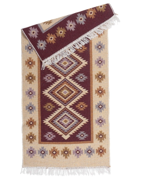 Zdjęcie: Dywan Kilim 60x120 cm śliwka romby MULTI-DECOR