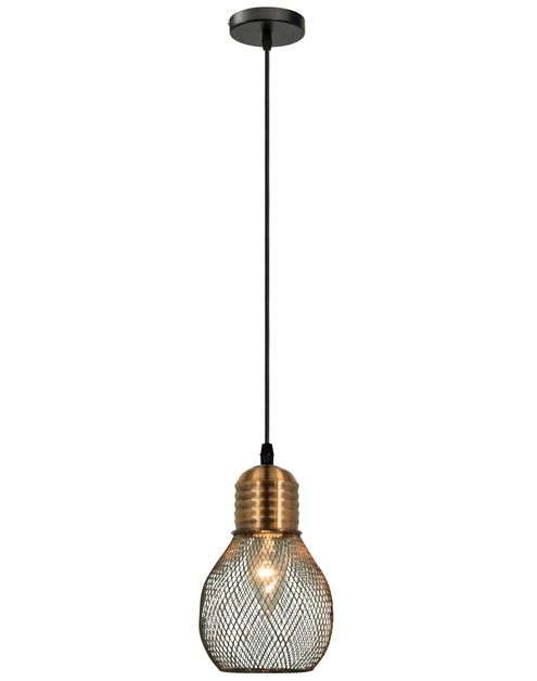 Zdjęcie: Lampa wisząca Edison 1998/1 BL CO ELEM