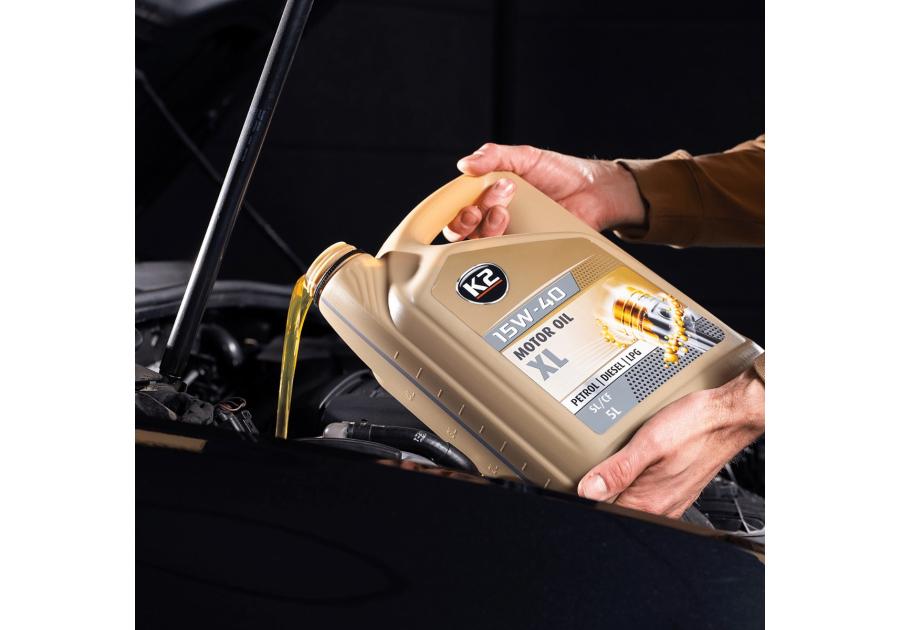 Zdjęcie: Olej mineralny do motocykli Texar 15W/40 5 L K2