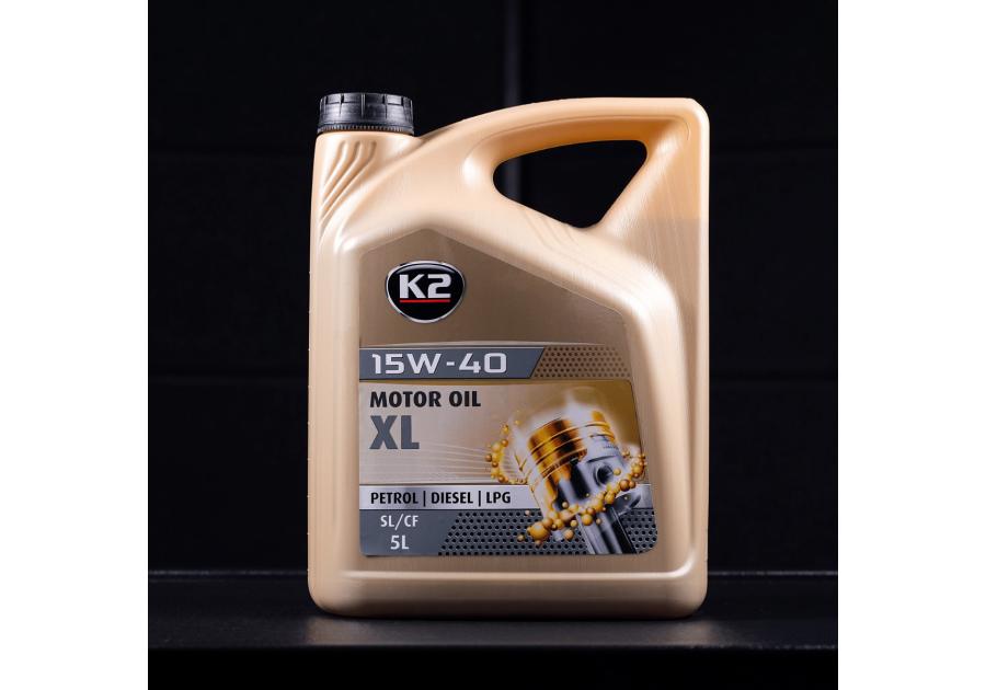 Zdjęcie: Olej mineralny do motocykli Texar 15W/40 5 L K2