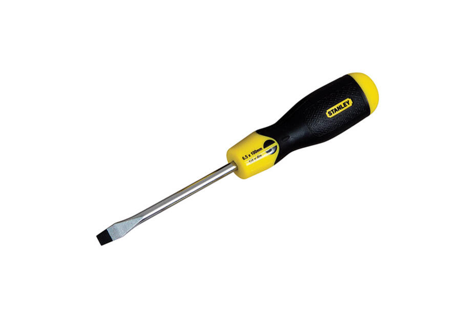 Zdjęcie: Wkrętak C/Grip płaski 5x100 mm STANLEY