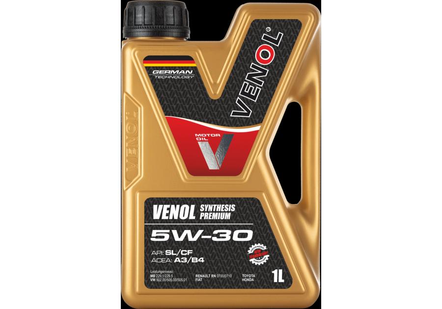 Zdjęcie: Olej silnikowy Synthesis Premium SL CF 5W30 1 L VENOL