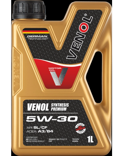 Zdjęcie: Olej silnikowy Synthesis Premium SL CF 5W30 1 L VENOL