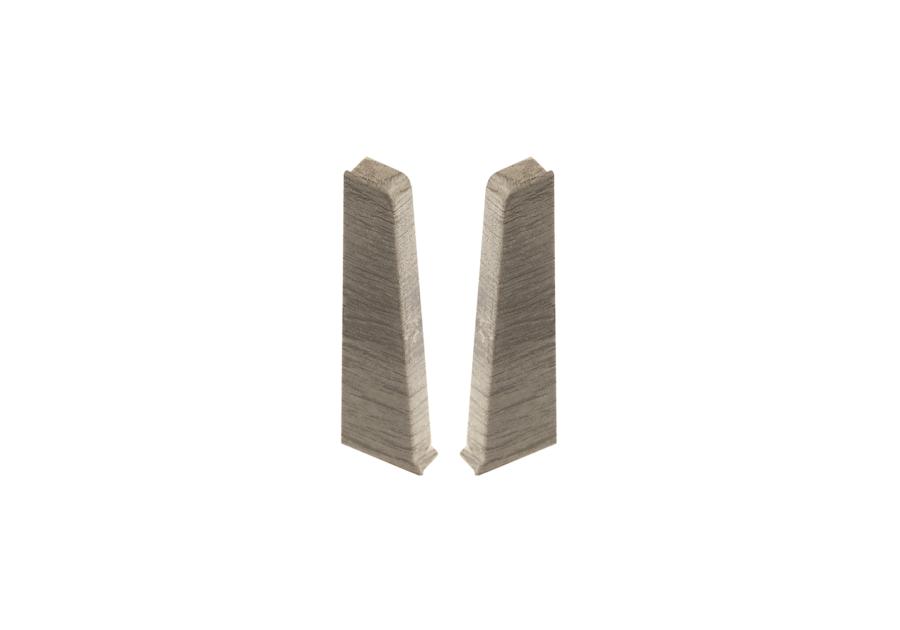 Zdjęcie: Zakończenia do listwy przypodłogowej Hi Line zaślepki para 2 szt. L+P Dąb Celtycki Mat CEZAR