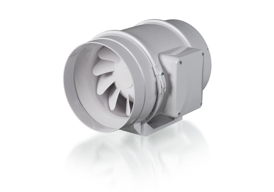 Zdjęcie: Wentylator kanałowy o przepływie mieszanym z timerem 125 mm, 280 m3/h, 230 V VENTIKA
