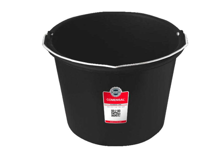 Zdjęcie: Wiadro budowlane okrągłe czarne 16 L COMENSAL