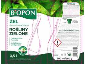 Nawóz mineralny do roślin zielonych 0,5 L BOPON