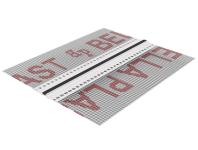 Zdjęcie: Listwa PVC do boniowania z siatką BP11 Mini Max L300 biały BELLA PLAST