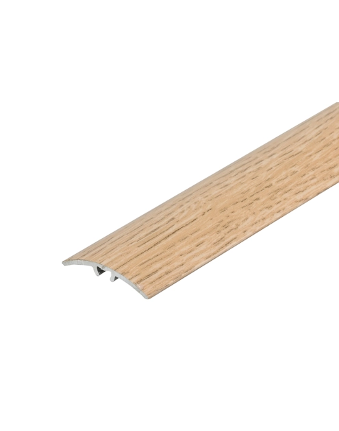 Zdjęcie: Listwa ochronna AL wcisk wąski 30 mm 5w1 klejona L= 2,79 m Dąb Jasny okleina mat CEZAR