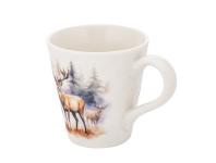 Zdjęcie: Kubek stożek 480 ml dekoracja jeleń A ALTOM DESIGN