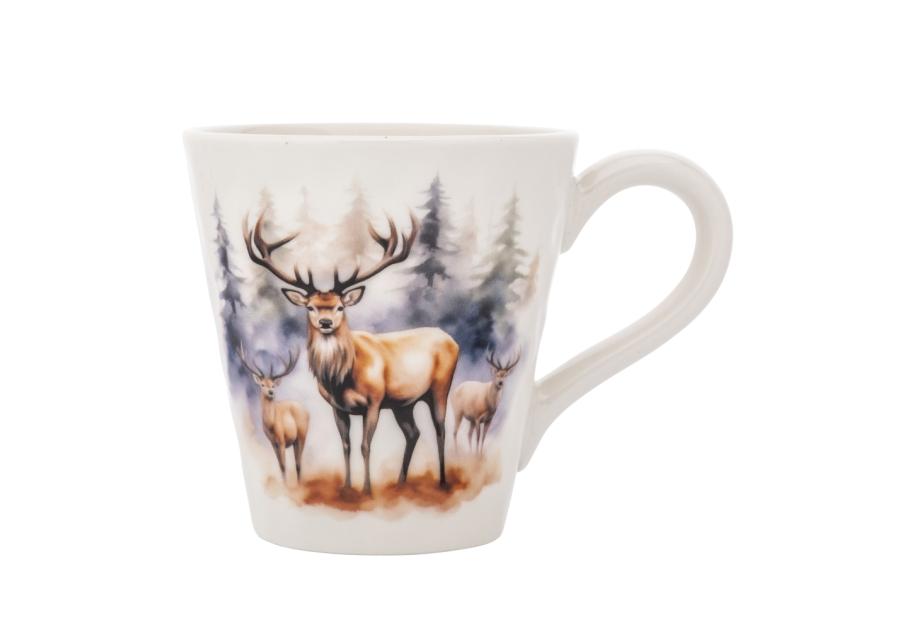 Zdjęcie: Kubek stożek 480 ml dekoracja jeleń A ALTOM DESIGN