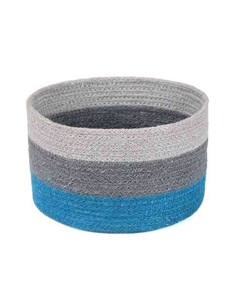 Zdjęcie: Kosz jutowy 22x22x13 cm trójkolorowy okrągły TIN TOURS