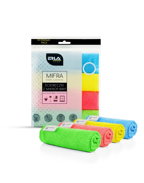 Zdjęcie: Ściereczki Mifra mikrofibra 4 sztuki ERLA
