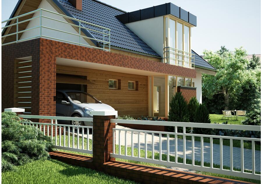 Zdjęcie: Płytka elewacyjna Rot cieniowana 24,5x6,5 cm CERRAD